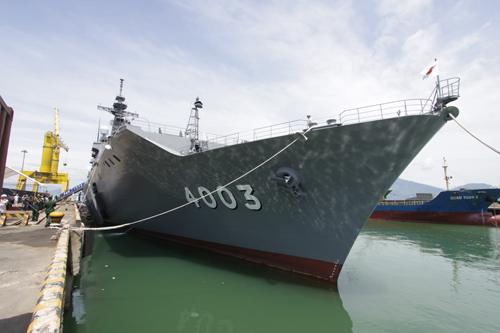 T&agrave;u Kunisaki cập cảng Ti&ecirc;n Sa TP.Đ&agrave; Nẵng