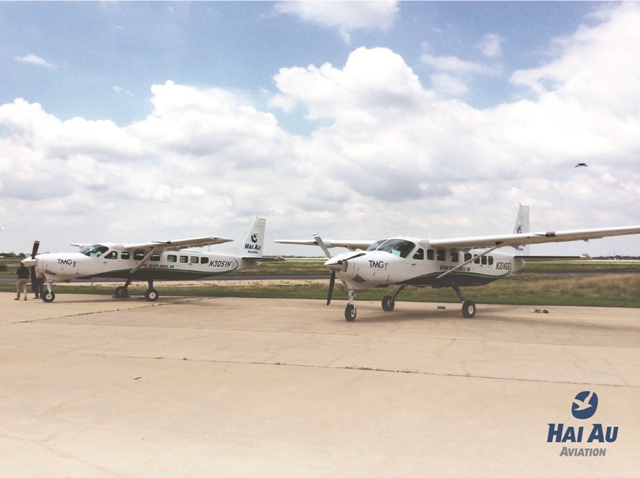 Hai chiếc thủy phi cơ n&agrave;y sẽ được khai th&aacute;c phục vụ du lịch tuyến H&agrave; Nội - Hạ Long từ th&aacute;ng 9/2014