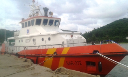 T&agrave;u SAR 272 đang chốt chặn tại H&ograve;n Ch&ocirc;ng - Ki&ecirc;n Giang