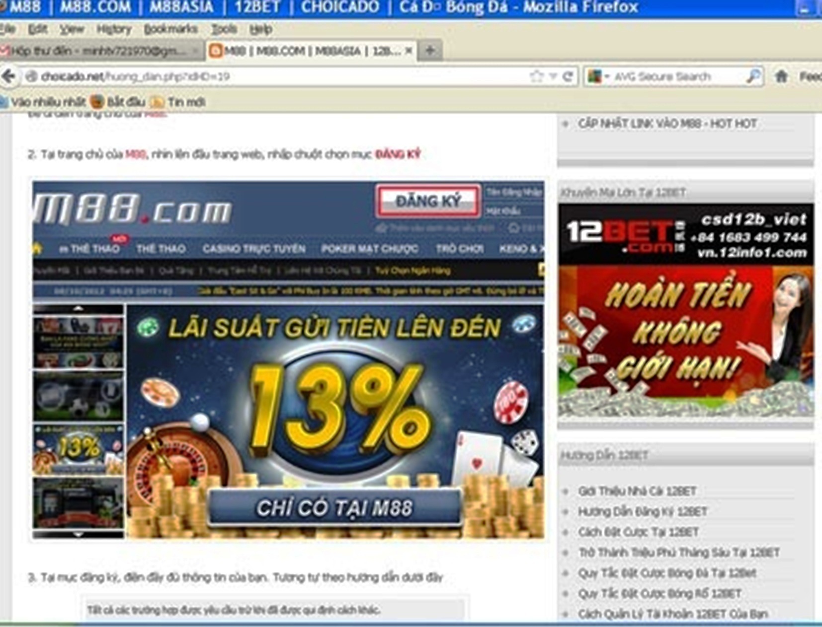 Hệ thống đ&aacute;nh bạc trực tuyến xuy&ecirc;n quốc gia m88...