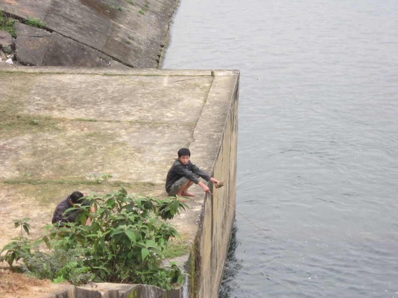 Chọn những khối b&ecirc; t&ocirc;ng cao ch&oacute;t v&oacute;t l&agrave;m nơi c&acirc;u c&aacute;