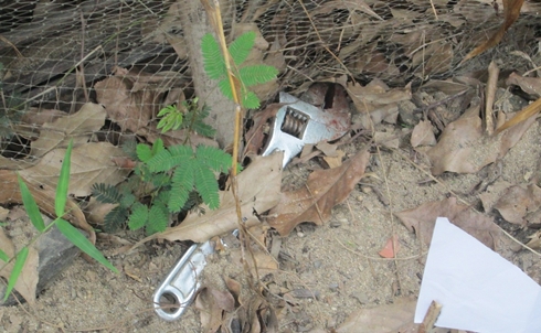 Chiếc mỏ lết Lập d&ugrave;ng giết mẹ