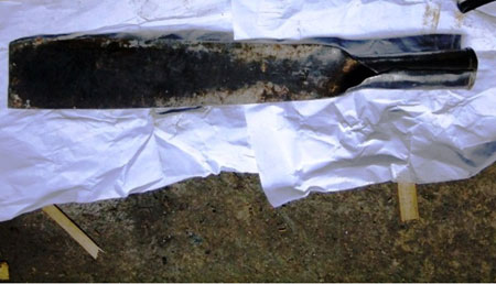 Hung kh&iacute; đối tượng Thụ d&ugrave;ng để g&acirc;y &aacute;n