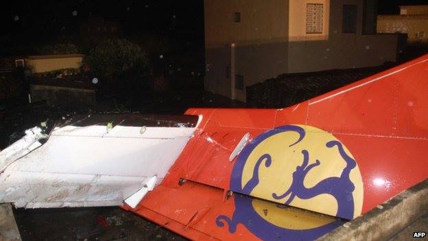 Một mảnh vỡ từ chiếc m&aacute;y bay