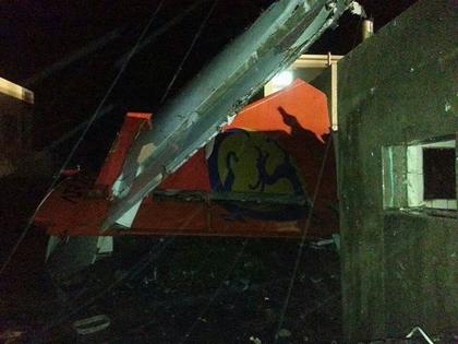 H&igrave;nh ảnh lan truyền tr&ecirc;n mạng Twitter được cho l&agrave; hiện trường vụ tai nạn.