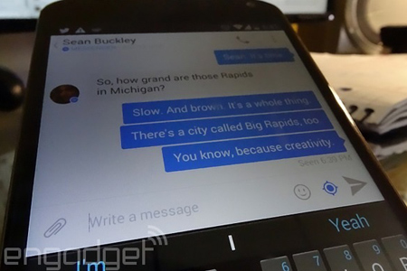 Một v&agrave;i thiết bị di động đ&atilde; kh&ocirc;ng thể nhắn tin th&ocirc;ng qua ứng dụng tr&ograve; chuyện tr&ecirc;n Facebook