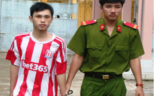 Đối tượng Trọng tại cơ quan điều tra (ảnh: SK&ĐS)