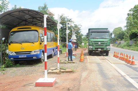 Kon Tum l&agrave; tỉnh đầu ti&ecirc;n lắp camera theo d&otilde;i trạm c&acirc;n