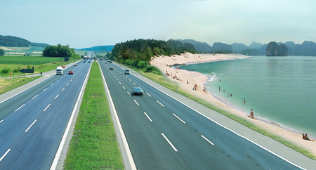 M&ocirc; h&igrave;nh đường cao tốc Hạ Long - Hải Ph&ograve;ng