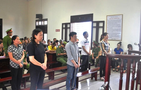  C&aacute;c bị c&aacute;o tại phi&ecirc;n t&ograve;a x&eacute;t xử diễn ra ng&agrave;y 11/9