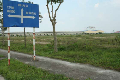 Tỉnh B&igrave;nh Dương kh&ocirc;ng cho ph&eacute;p 61,4ha đất ở trong Khu c&ocirc;ng nghiệp S&oacute;ng Thần 3 thay đổi thời hạn sử dụng từ 50 năm sang l&acirc;u d&agrave;i. Ảnh: TG