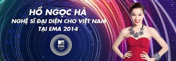 Hồ Ngọc Hà là đại diện chính thức của Việt Nam tại