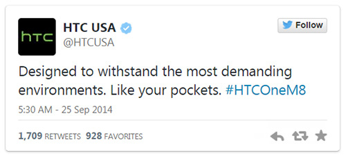 Điện thoại HTC: 