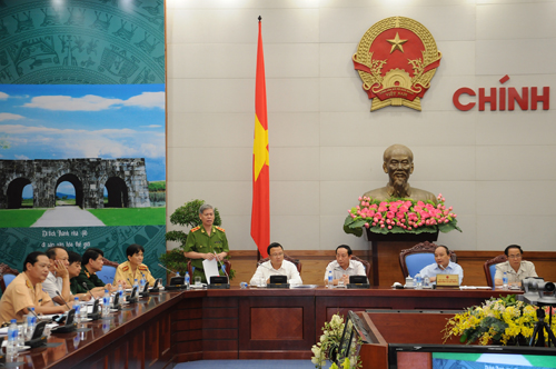 Trung tướng Đỗ Đ&igrave;nh Nghị đề nghị c&aacute;c địa phương hiểu đ&uacute;ng chuyện sử dụng kinh ph&iacute; từ nguồn thu xử phạt