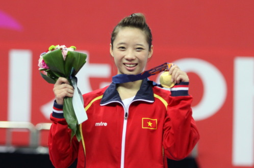 Dương Th&uacute;y Vi đem về chiếc HCV duy nhất cho thể thao Việt Nam tại ASIAD 2014