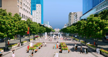 Phối cảnh dự &aacute;n đường Nguyễn Huệ sau khi ho&agrave;n th&agrave;nh