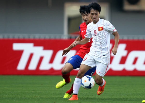 U19 Việt Nam kh&ocirc;ng thể g&acirc;y bất ngờ trước U19 H&agrave;n Quốc. (Ảnh VNN)