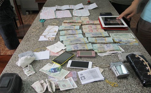 Tang vật vụ &aacute;n