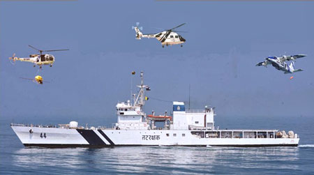 Cảnh s&aacute;t biển Ấn Độ (ICG)