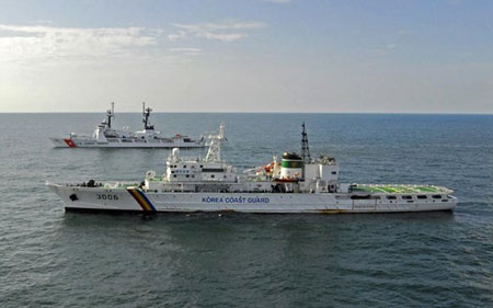 Cảnh s&aacute;t biển H&agrave;n Quốc