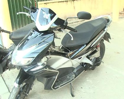 Chiếc xe m&aacute;y Dũng lấy trộm đem v&agrave;o tiệm cầm đồ