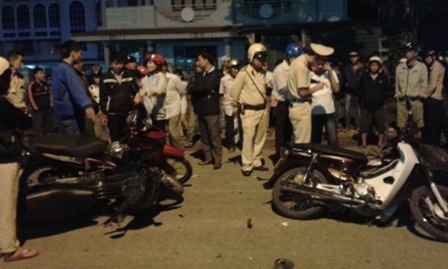 Hiện trường vụ tai nạn