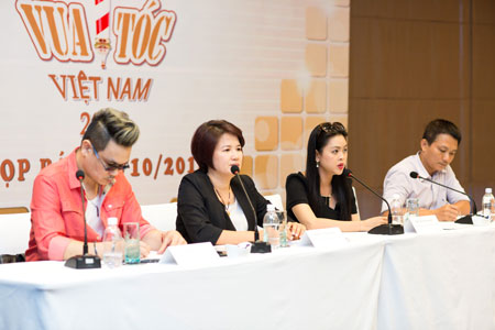 Buổi ra mắt chương tr&igrave;nh Vua t&oacute;c Việt Nam 2014