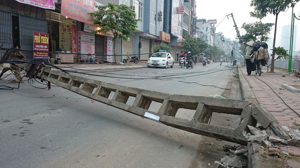 Hiện trường sự cố