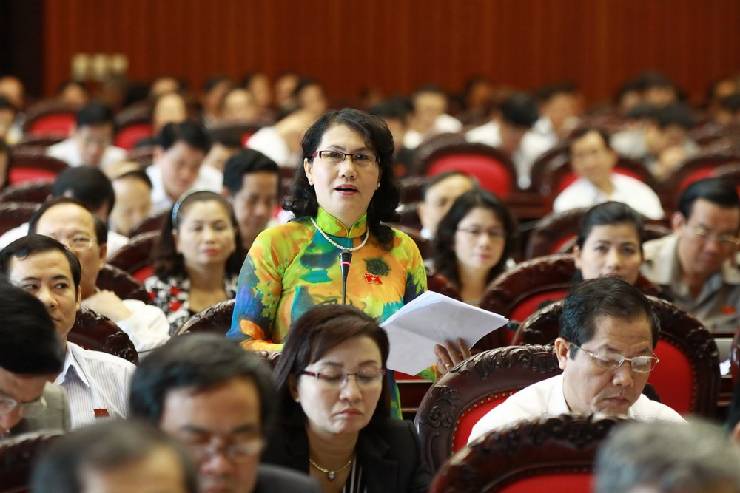 ĐB Đặng Thị Kim Chi (Ph&uacute; Y&ecirc;n) - ảnh TTXVN