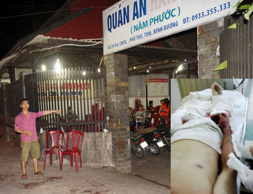 Qu&aacute;n ăn Năm Phước, nơi anh Chiến bị nh&oacute;m c&ocirc;n đồ truy s&aacute;t (Ảnh: Nguyệt Triều/Ng&ocirc;i sao)