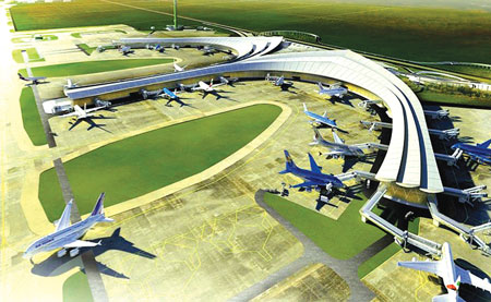 M&ocirc; h&igrave;nh một g&oacute;c CHK quốc tế Long Th&agrave;nh