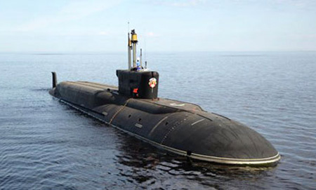 T&agrave;u ngầm hạt nh&acirc;n tấn c&ocirc;ng thuộc lớp Yasen thuộc Đề &aacute;n 885M thế hệ F2.