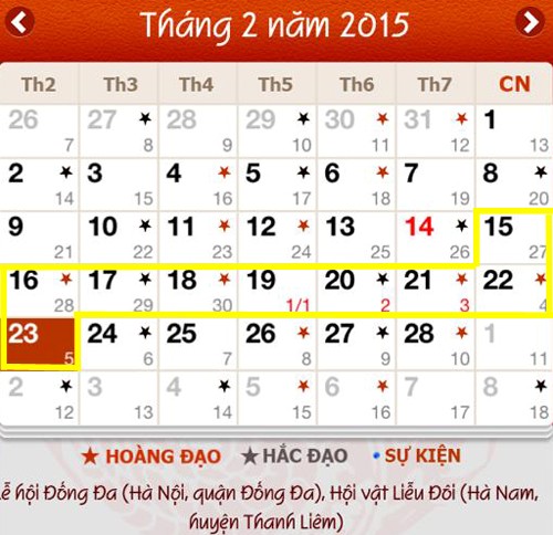 Phương &aacute;n nghỉ Tết &Acirc;m lịch 9 ng&agrave;y dự kiến. Ảnh: Nhật L&acirc;m.