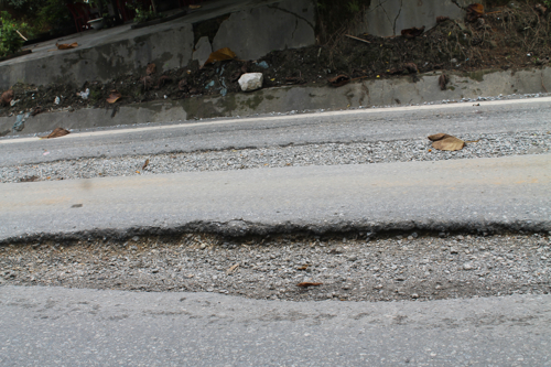 Ổ voi, ổ g&agrave; chi ch&iacute;t nắng l&ecirc;n đường bụi m&ugrave; mịt