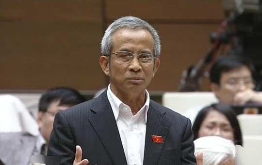 ĐB Đặng Ngọc T&ugrave;ng đề nghị QH chưa th&ocirc;ng qua Luật BHXH do c&ograve;n chưa khắc phục được t&igrave;nh trạng bất b&igrave;nh đẳng giữa lao động trong khu vực nh&agrave; nước v&agrave; ngo&agrave;i nh&agrave; nước. Ảnh: NLĐ