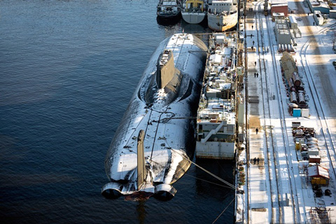 C&aacute;c t&agrave;u ngầm hạt nh&acirc;n tấn c&ocirc;ng thế hệ mới nhất v&agrave; t&agrave;u ngầm t&ecirc;n lửa đạn đạo mới nhất đang được chế tạo tại xưởng đ&oacute;ng t&agrave;u n&agrave;y