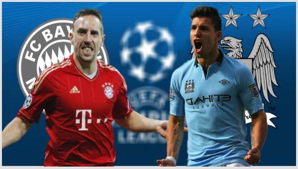 Bayern (đỏ) sẽ đ&aacute; bay Man City khỏi Champions League?