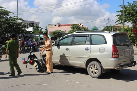 Hiện trường vụ tai nạn