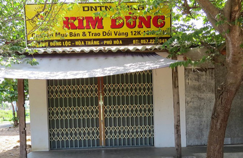 Tiệm v&agrave;ng Kim Dũng.