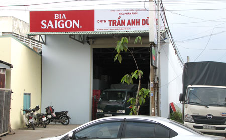 Nh&agrave; 598 B5 đường Nguyễn Thị Định, TP Bến Tre được con trai &ocirc;ng Truyền l&agrave;m kho chứa bia bị đề nghị thu hồi