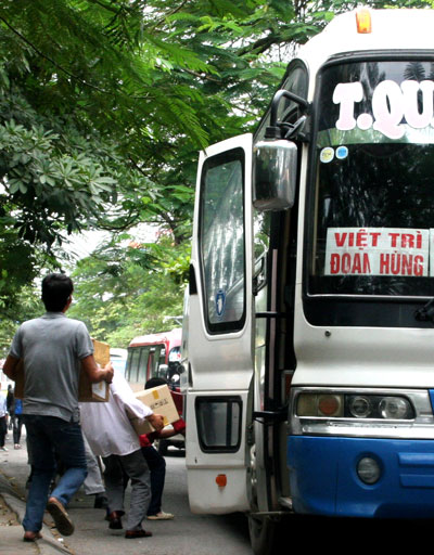 C&aacute;c lỗi dừng đỗ, bắt kh&aacute;ch dọc đường được thiết bị GSHT ghi lại sẽ bị xử phạtẢnh: Xu&acirc;n Đo&agrave;n