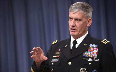 Tướng Qu&acirc;n đội Mỹ David Rodriguez, Tư lệnh Bộ Chỉ huy ch&acirc;u Phi