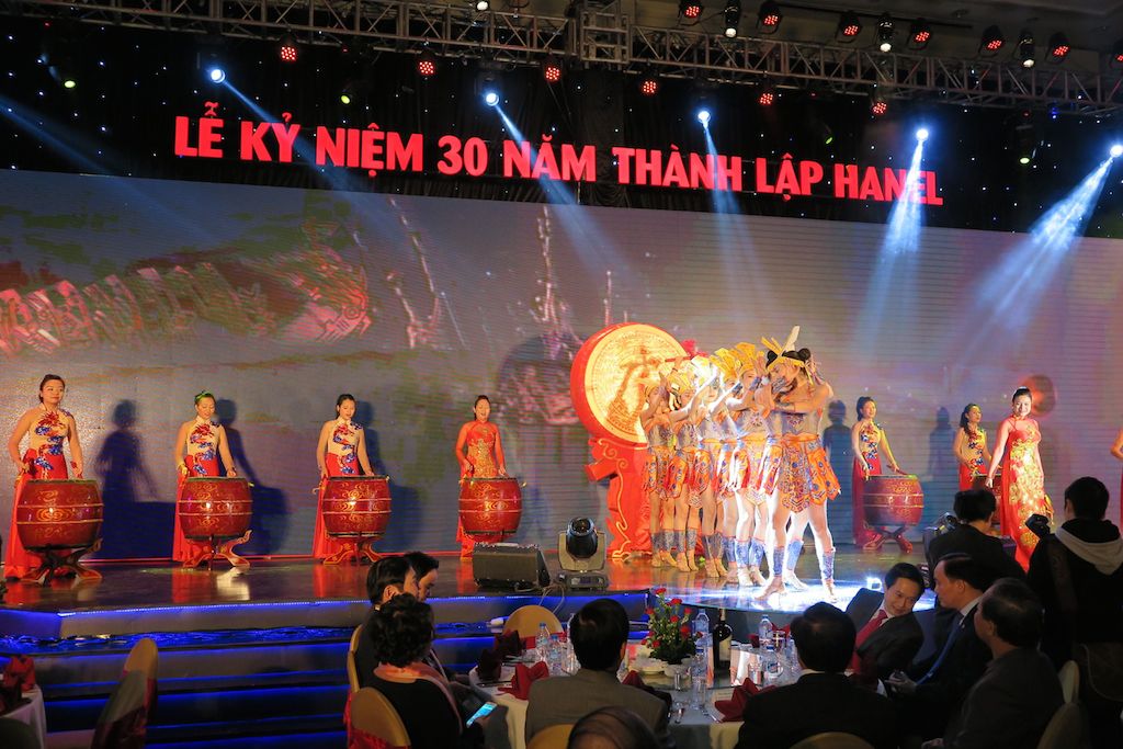 Lễ kỷ niệm 30 ng&agrave;y th&agrave;nh lập C&ocirc;ng ty TNHH MTV Hanel được tổ chức trang trọng tại kh&aacute;ch sạn Deawoo, H&agrave; Nội