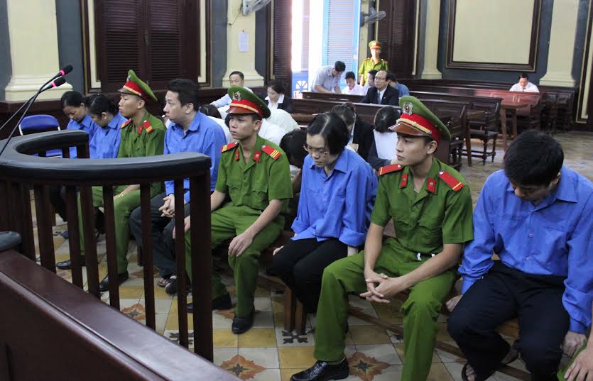 C&aacute;c bị c&aacute;o tại phi&ecirc;n t&ograve;a s&aacute;ng nay