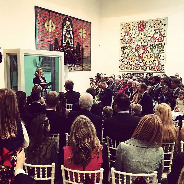 Trong số những kh&aacute;ch mời, nổi bật l&agrave; vợ chồng nh&agrave; David Beckham.