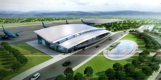 M&ocirc; h&igrave;nh Khu d&acirc;n dụng cảng h&agrave;ng kh&ocirc;ng Thọ Xu&acirc;n - Thanh H&oacute;a sau khi ho&agrave;n th&agrave;nh 1