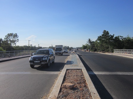 Đoạn QL1 mở rộng đ&atilde; được thảm nhựa tại huyện Ph&uacute; Ninh, tỉnh Quảng Nam