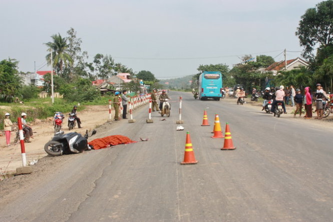 Hiện trường vụ tai nạn