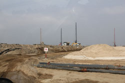 Dự &aacute;n cảng cứa ng&otilde; quốc tế Lạch Huyện đảm bảo tiến độ cam kết