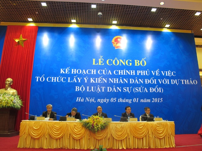 Hội thảo lấy &yacute; kiến Bộ luật d&acirc;n sự sửa đổi